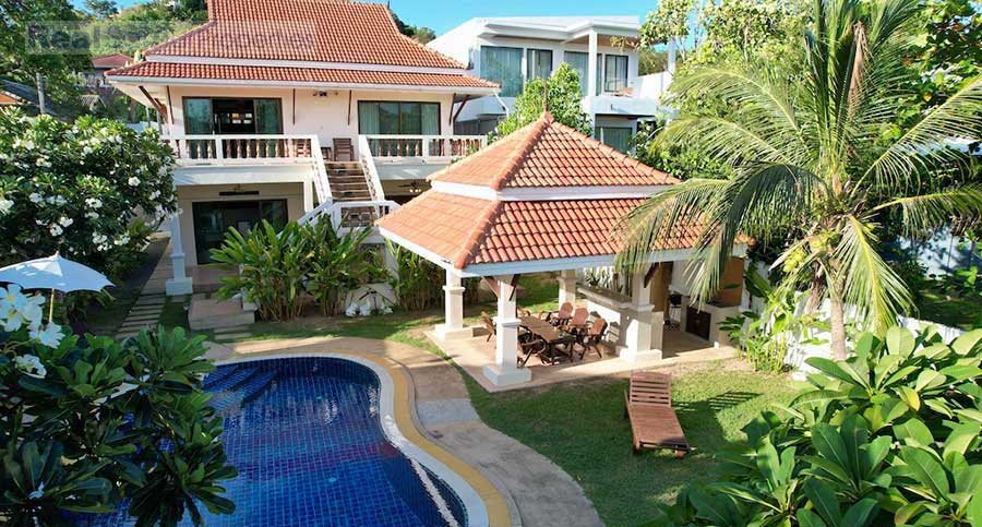 Spacious Stand-Alone 4-Bed Garden Pool Villa, Plai Laem